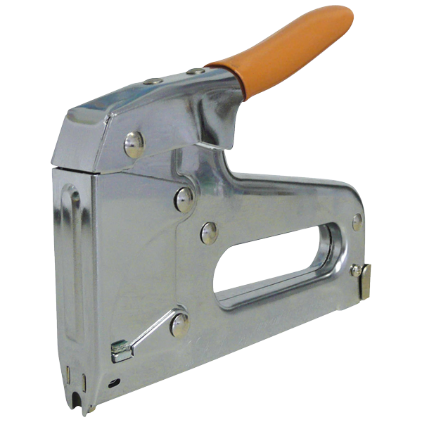 Kabelklammerpistol T18 Kabelklammerpistol för fastsättning av kablar med en diameter på ca 4.7 mm. Kan även fås för kablar på 6.4 mm (T25) eller 9.5 (T37).